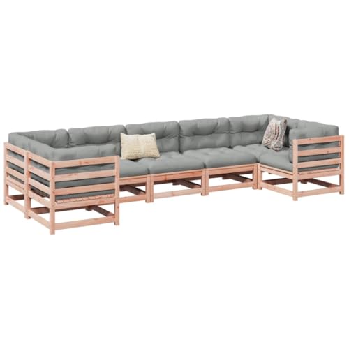 LLEZKBR Gartenmöbel-Set, 7-teilig, Massivholz, Douglasie von LLEZKBR