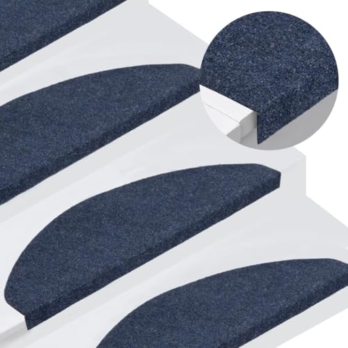 LLEZKBR Haus & Garten, Haushaltsbedarf, Treppenstufen, Stufenmatten, selbstklebend, 15 Stück, 65 x 22,5 x 3,5 cm, Blau von LLEZKBR