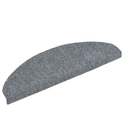 LLEZKBR Haus & Garten, Haushaltsbedarf, Treppenstufen, Stufenmatten, selbstklebend, 20 Stück, Hellgrau, 65 x 21 x 4 cm von LLEZKBR