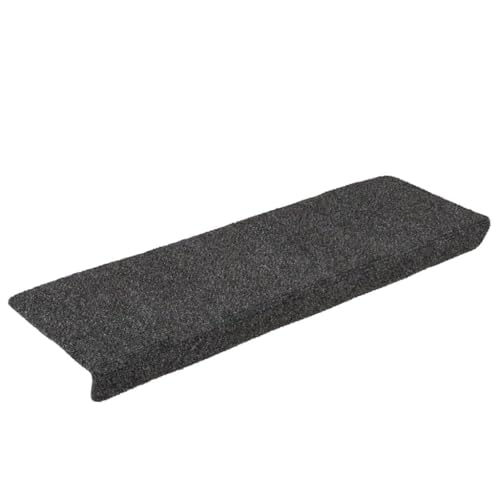 LLEZKBR Haus & Garten, Haushaltsbedarf, Treppenstufen, Stufenmatten selbstklebend, 30 Stück, anthrazit, 65 x 21 x 4 cm von LLEZKBR
