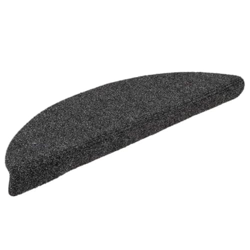 LLEZKBR Haus und Garten, Haushaltsbedarf, Treppenstufen, selbstklebende Stufenmatten, 15 Stück, Anthrazit, 56 x 17 x 3 cm, Nadelstanzer von LLEZKBR