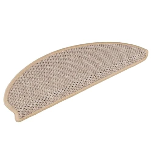 LLEZKBR Haushaltsbedarf Stufenmatten Stufenmatten Selbstklebend Sisaloptik 30 Stück 65x21x4cm Hellbeige von LLEZKBR