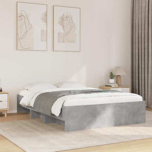 LLEZKBR Home-Beds & Accessories,Beds & Bed Frames,Bed Frame without Mattress Concrete Grey 120x200cm Engineered Wood LLEZKBR Home-Beds & Accessories,Beds & Bed Frames,Bed Frame without Mattress Concrete Grey 120x200cm Engineered Wood von LLEZKBR