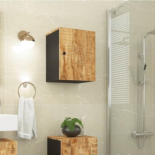 LLEZKBR Möbelsets Badmöbel Sets Badezimmer Hängeschrank 38x33x48cm Massivholz Mango LLEZKBR Möbelsets Badmöbel Sets Badezimmer Hängeschrank 38x33x48cm Massivholz Mango von LLEZKBR