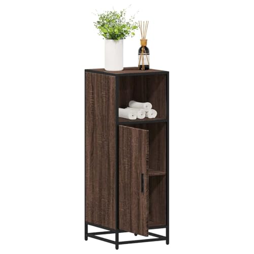 LLEZKBR Möbelsets Badmöbel Sets Badezimmerschrank Braun Eiche 35x37,5x100 cm Holzwerkstoff von LLEZKBR