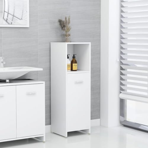 LLEZKBR Möbelsets Badmöbel Sets Badschrank Weiß 30x30x95cm Holzwerkstoff von LLEZKBR