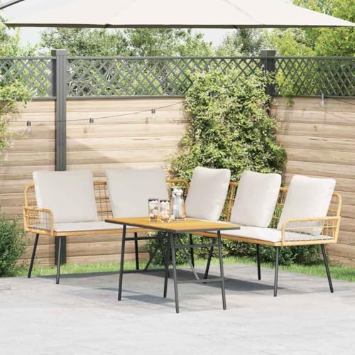 LLEZKBR Outdoor-Möbel-Gartenmöbel-Sets, Gartensofa-Set, 2-teilig, Polyrattan LLEZKBR Outdoor-Möbel-Gartenmöbel-Sets, Gartensofa-Set, 2-teilig, Polyrattan von LLEZKBR