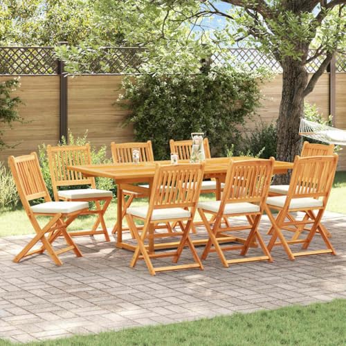 LLEZKBR Outdoor-Möbel-Outdoor-Sitz-Klappstuhl, 8 Stück, weiß, 49 x 57,5 x 92 cm, massives Akazienholz LLEZKBR Outdoor-Möbel-Outdoor-Sitz-Klappstuhl, 8 Stück, weiß, 49 x 57,5 x 92 cm, massives Akazienholz von LLEZKBR