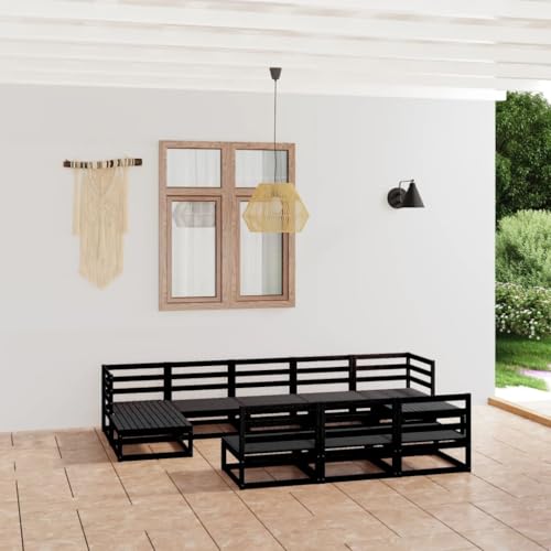 LLEZKBR Outdoor Möbel Sets - 10-teiliges Garten-Lounge-Set Massivholz Kiefer LLEZKBR Outdoor Möbel Sets - 10-teiliges Garten-Lounge-Set Massivholz Kiefer von LLEZKBR