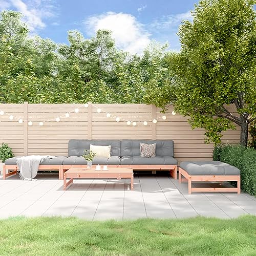 LLEZKBR Outdoor Möbel Sets - 5-teiliges Garten-Lounge-Set Massivholz Douglas von LLEZKBR