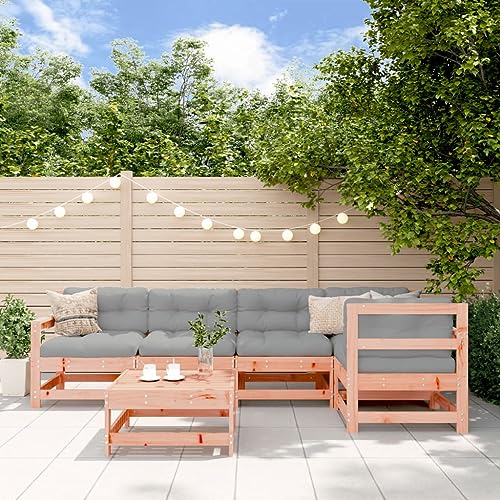 LLEZKBR Outdoor Möbel Sets - 6-teiliges Garten-Lounge-Set Massivholz Douglas LLEZKBR Outdoor Möbel Sets - 6-teiliges Garten-Lounge-Set Massivholz Douglas von LLEZKBR