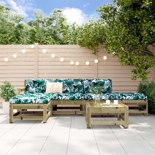 LLEZKBR Outdoor Möbel Sets - 6-teiliges Garten-Lounge-Set imprägniertes Holz Kiefer LLEZKBR Outdoor Möbel Sets - 6-teiliges Garten-Lounge-Set imprägniertes Holz Kiefer von LLEZKBR