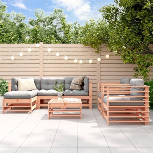 LLEZKBR Outdoor Möbel Sets - 7-teiliges Garten-Lounge-Set Massivholz Douglas LLEZKBR Outdoor Möbel Sets - 7-teiliges Garten-Lounge-Set Massivholz Douglas von LLEZKBR