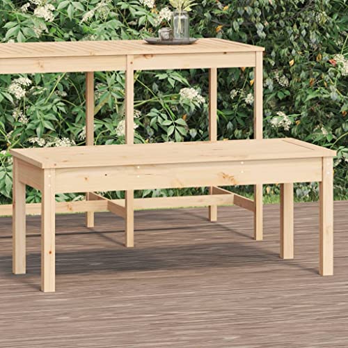 LLEZKBR Outdoor Sitzgelegenheit, Outdoor-Bänke, Gartenbank, 109 x 44 x 45 cm, Massivholz Kiefer LLEZKBR Outdoor Sitzgelegenheit, Outdoor-Bänke, Gartenbank, 109 x 44 x 45 cm, Massivholz Kiefer von LLEZKBR