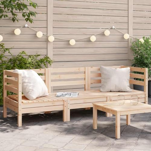 LLEZKBR Outdoor Sitzgruppe Outdoor Sektionalsofa Einheiten Gartensofa 3-Sitzer Massivholz Kiefer LLEZKBR Outdoor Sitzgruppe Outdoor Sektionalsofa Einheiten Gartensofa 3-Sitzer Massivholz Kiefer von LLEZKBR