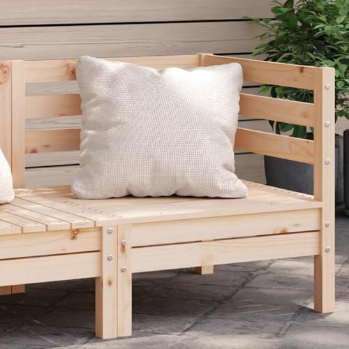 LLEZKBR Outdoor Sitzgruppe Outdoor Sektionalsofa Einheiten Gartensofa Ecksofa Massivholz Kiefer von LLEZKBR