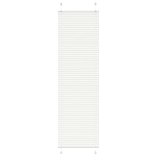 LLEZKBR Plissee weiß 65x200 cm Stoffbreite 64,4 cm Polyester von LLEZKBR