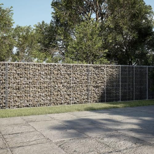 LLEZKBR Rasen & Garten Gartenarbeit Töpfe & Pflanzgefäße Gabion Korb mit Abdeckung 1000x50x100cm Verzinktes Eisen LLEZKBR Rasen & Garten Gartenarbeit Töpfe & Pflanzgefäße Gabion Korb mit Abdeckung 1000x50x100cm Verzinktes Eisen von LLEZKBR