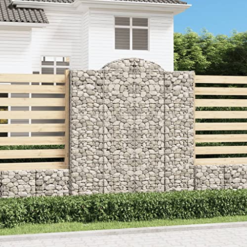 LLEZKBR Rasen & Garten Gartenarbeit Töpfe & Pflanzgefäße Gewölbte Gabionenkörbe 15 Stück 200x50x220/240 cm Eisen verzinkt LLEZKBR Rasen & Garten Gartenarbeit Töpfe & Pflanzgefäße Gewölbte Gabionenkörbe 15 Stück 200x50x220/240 cm Eisen verzinkt von LLEZKBR
