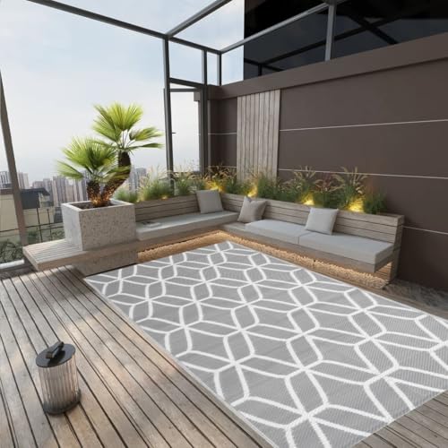 LLEZKBR Rasen- und Garten-Outdoor-Teppich, Arakil, Grau, 140 x 200 cm, PP LLEZKBR Rasen- und Garten-Outdoor-Teppich, Arakil, Grau, 140 x 200 cm, PP von LLEZKBR