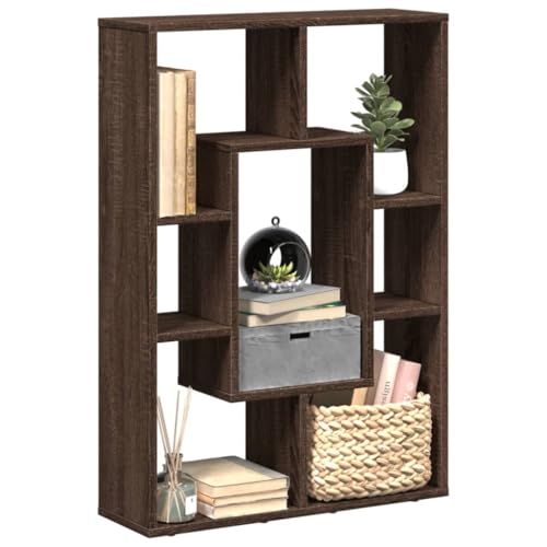LLEZKBR Regal-Bücherregale & Standregale Bücherregal Braun Eiche 63x20x90cm Holzwerkstoff LLEZKBR Regal-Bücherregale & Standregale Bücherregal Braun Eiche 63x20x90cm Holzwerkstoff von LLEZKBR
