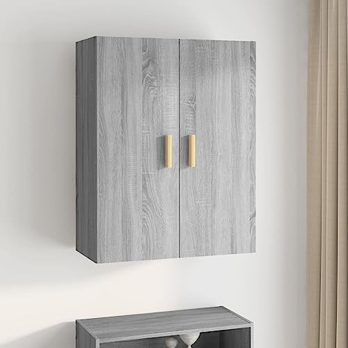LLEZKBR Schränke & Aufbewahrung-Buffets & Sideboards Hängeschrank Grau Sonoma 69,5 x 34 x 90 cm von LLEZKBR