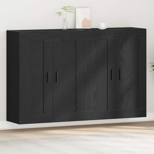 LLEZKBR Schränke & Aufbewahrung-Buffets & Sideboards-Wandschrank 2 Stück Artisan Eiche 160 x 34 x 90 cm von LLEZKBR