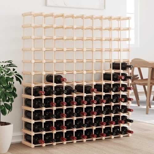 LLEZKBR Schränke & Aufbewahrung Weinregale Weinregal für 120 Flaschen 112,5x23x123,5cm Massivholz Kiefer LLEZKBR Schränke & Aufbewahrung Weinregale Weinregal für 120 Flaschen 112,5x23x123,5cm Massivholz Kiefer von LLEZKBR