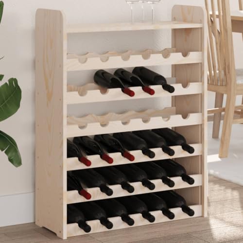 LLEZKBR Schränke & Aufbewahrung Weinregale Weinregal mit Oberbrett 67,5x25x87cm Massivholz Kiefer LLEZKBR Schränke & Aufbewahrung Weinregale Weinregal mit Oberbrett 67,5x25x87cm Massivholz Kiefer von LLEZKBR