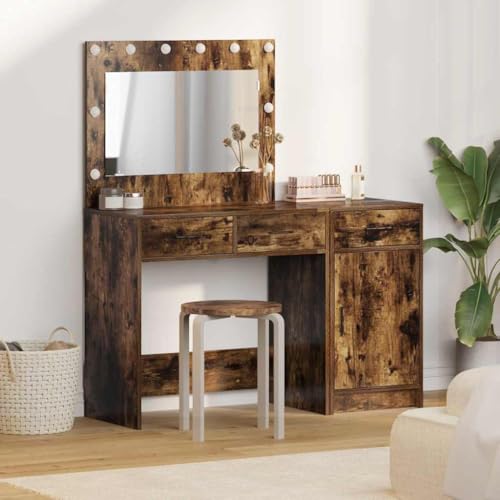 LLEZKBR Schränke & Aufbewahrungs-Waschtische, 2 Stück, braun, 40 x 41 x 75 cm, Holzwerkstoff von LLEZKBR
