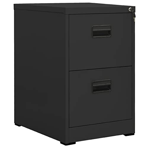 LLEZKBR Schränke & Aufbewahrungsschränke Aktenschrank Anthrazit 46x62x72,5 cm Stahl von LLEZKBR