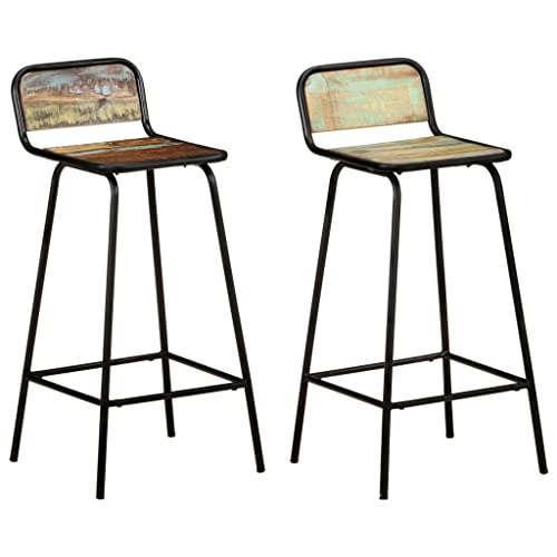 LLEZKBR Stühle, Tisch und Barhocker, Barstühle, 2 Stück, massives Altholz LLEZKBR Stühle, Tisch und Barhocker, Barstühle, 2 Stück, massives Altholz von LLEZKBR