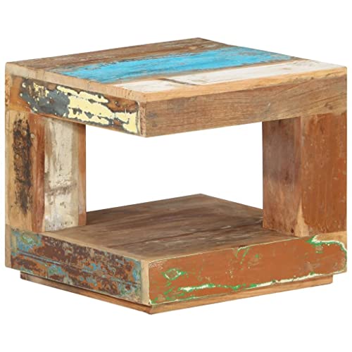 LLEZKBR Tables-Accent Tables-Coffee Tables-Coffee Table 45x45x40cm Massivholz Reclaimed von LLEZKBR