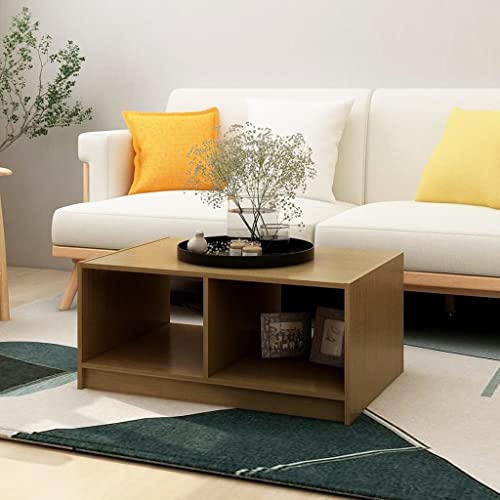 LLEZKBR Tables-Accent Tables-Coffee Tables-Coffee Table Brown 75x50x33.5cm Massives Kiefernholz LLEZKBR Tables-Accent Tables-Coffee Tables-Coffee Table Brown 75x50x33.5cm Massives Kiefernholz von LLEZKBR
