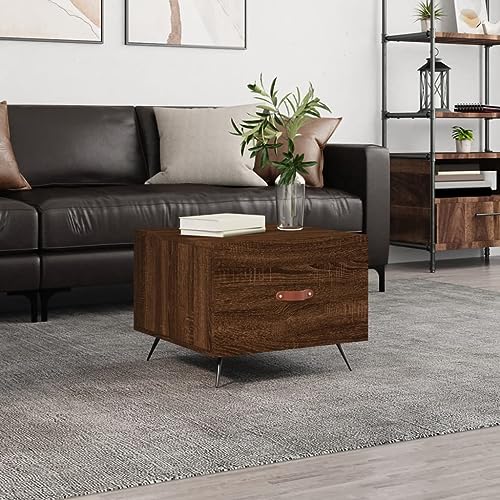 LLEZKBR Tables-Accent Tables-Coffee Tables-Coffee Table Brown Oak 50x50x40cm Holzwerkstoff LLEZKBR Tables-Accent Tables-Coffee Tables-Coffee Table Brown Oak 50x50x40cm Holzwerkstoff von LLEZKBR