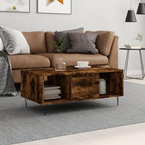 LLEZKBR Tables-Accent Tables-Coffee Tables-Coffee Table Smoked Oak 90x50x36.5cm Engineered Wood LLEZKBR Tables-Accent Tables-Coffee Tables-Coffee Table Smoked Oak 90x50x36.5cm Engineered Wood von LLEZKBR