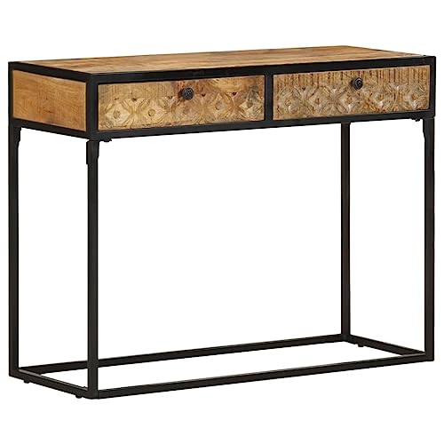 LLEZKBR Tables-Accent Tables-End Tables-Console Table 100x35x75cm Massiv-Mangoholz LLEZKBR Tables-Accent Tables-End Tables-Console Table 100x35x75cm Massiv-Mangoholz von LLEZKBR