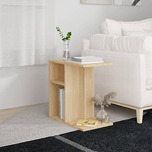 LLEZKBR Tische, Akzenttische, Beistelltisch, Sonoma-Eiche, 50 x 30 x 50 cm, Holzwerkstoff LLEZKBR Tische, Akzenttische, Beistelltisch, Sonoma-Eiche, 50 x 30 x 50 cm, Holzwerkstoff von LLEZKBR