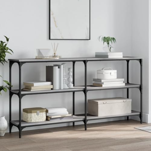 LLEZKBR Tische, Akzenttische, Beistelltische, Konsolentisch, Grau, Sonoma, 150 x 29 x 75 cm, Holzwerkstoff LLEZKBR Tische, Akzenttische, Beistelltische, Konsolentisch, Grau, Sonoma, 150 x 29 x 75 cm, Holzwerkstoff von LLEZKBR