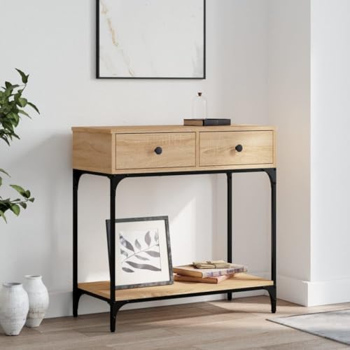 LLEZKBR Tische, Akzenttische, Beistelltische, Konsolentisch, Sonoma-Eiche, 75 x 34,5 x 75 cm, Holzwerkstoff LLEZKBR Tische, Akzenttische, Beistelltische, Konsolentisch, Sonoma-Eiche, 75 x 34,5 x 75 cm, Holzwerkstoff von LLEZKBR