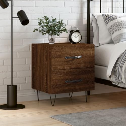 LLEZKBR Tische/Beistelltische/Unterschrank Braun Eiche 40x35x47,5 cm Holzwerkstoff von LLEZKBR