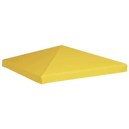 Pavillon-Abdeckung 270 g/m² 3x3 m gelb von LLEZKBR