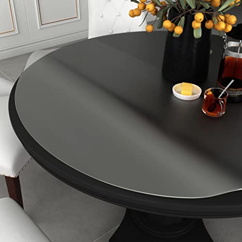 Tischzubehör Tischschoner matt Ø 110 cm 2 mm PVC von LLEZKBR