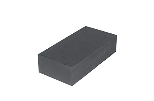 LLF 99,9% Reinheit Graphit Barren Block EDM Graphit Platte Fräsfläche (100 mm x 50 mm x 25 mm) von LLF