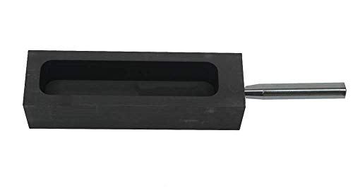 LLF Gold Silber Graphit Ingotform Schmelzguss Veredelung mit Metallstange - 3kg von LLF