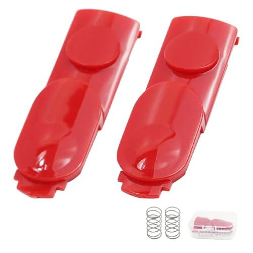 V11 V10 Ersatzteile, Schalter Reparieren für Dyson Staubsauger Ersatzteile, Clip Latch tab Button mit Feder für Dyson Ersatzteile, Staubsauger Zubehör Verstärkter Druckknopf Einfache Wartung 2er Set von LLFYXM