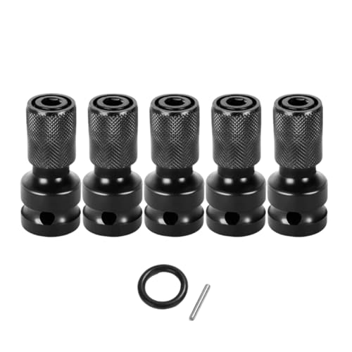 0,5 Zoll Vierkantantriebe auf 1/4 Zoll Sechskantschäfte Adapter Bohrer Stecknuss Adapter Set für Schlagschrauber & Schraubendreher Bit Halten Schraubendreher Bit Hold von LLHCF