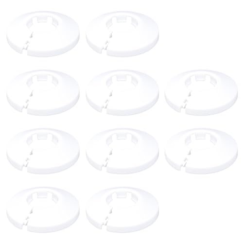 10 Stück Rohrrosetten, Heimdekoration, einfache Installation für professionelle und stilvolle Verdeckung, elegante Rohr-Oberflächen von LLHCF