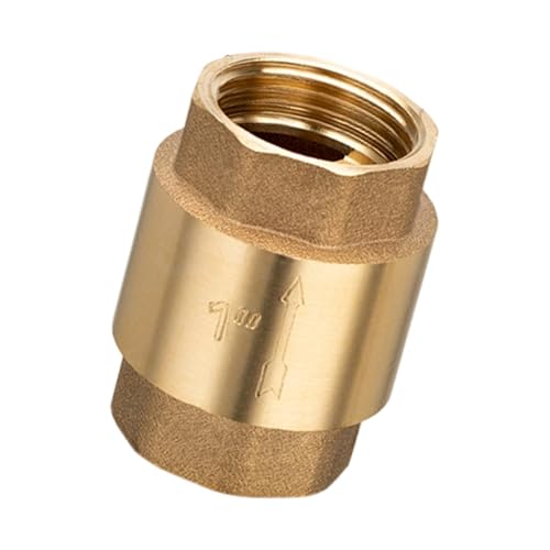 2,5 cm (1 Zoll) Messing ohne Rücklauf mit verstärkter Struktur, bidirektionale Dichtungstechnologie für Rohr, industrielle Verwendung, temperaturbeständige Messing-Rückschlagventile von LLHCF