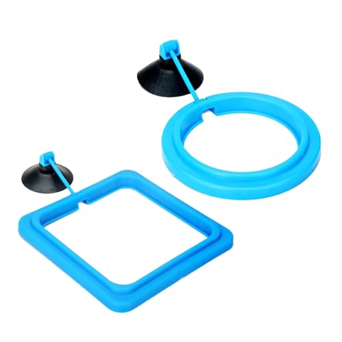 2 x Fischtanks mit Lebensmittelkreisen, einfach zu installieren, schwimmende Futterspender, geeignet für Zuhause und Büro, Silikon-Futterringe 2 x Fischtanks mit Lebensmittelkreisen, einfach zu installieren, schwimmende Futterspender, geeignet für Zuhause und Büro, Silikon-Futterringe von LLHCF